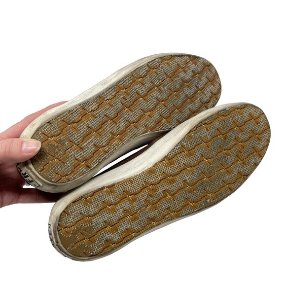 Frye Gavin Sneaker in Brown Leather Mens Size 8 Slip-on Casual Distressed - Picture 7 of 10